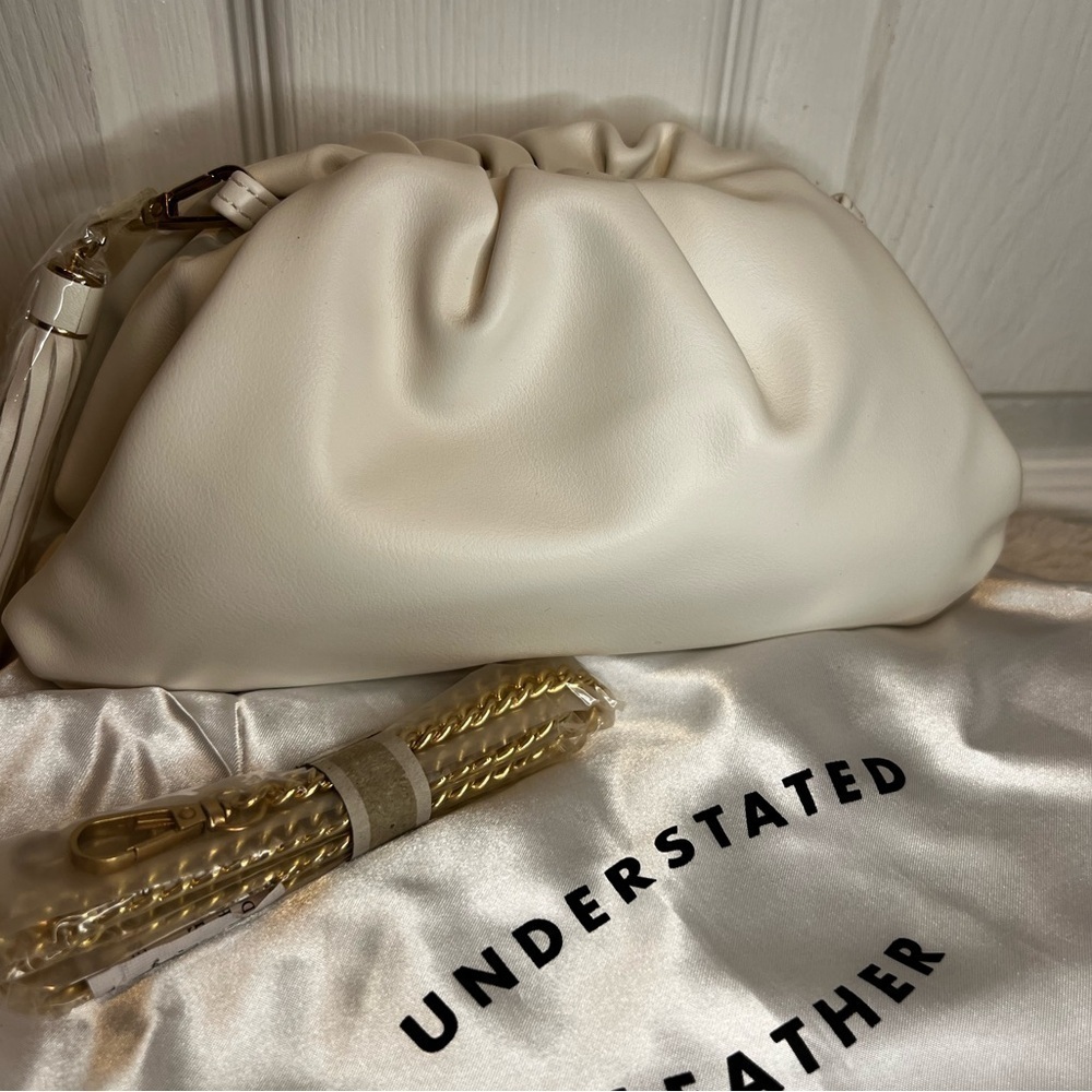 UNDERSTATED LEATHER CLUTCH CROSSBODY VEGAN LEATHER - Picture 5 of 12